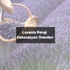 Lavanta Rengi Dekorasyon Önerileri