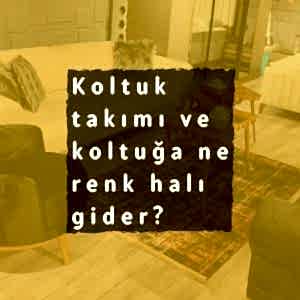 Koltuk Takımı ve Koltuğa Ne Renk Halı Gider ? 