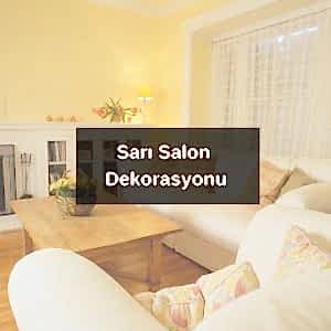 Sarı Salon Dekorasyonu