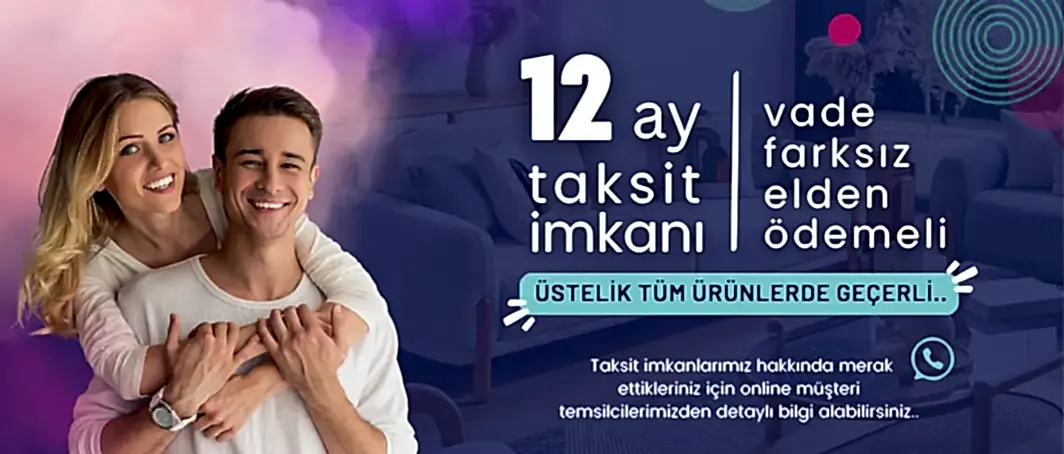 12 ay elden taksit mobilya